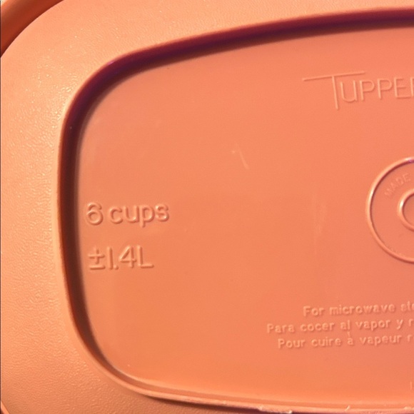 Tupperware Pink Oval Container - Picture 3 of 12